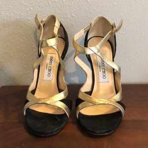 Black & Gold JIMMY CHOO